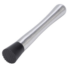 Cocktail Muddler Stainless Steel Ice Crusher Bar Tool for Mixing Drinks and Crushing Fruit