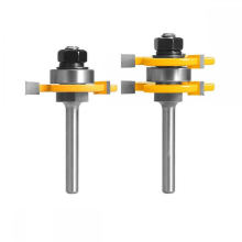 2-teiliges 6-mm-Nut- und Nutfräser-Set für Holzbearbeitung