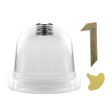 Small Garden Bell Humidity Plant Dome Reusable Thick Garden Plant Protection Bells Clear Plastic Dome Mini Garden Bell Plant Dome