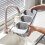 Living And Home 3-Compartment Plastic Utensil Holder 2