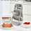 Living And Home 3-Compartment Plastic Utensil Holder 1
