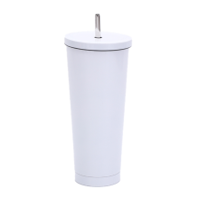 Eleganter, umweltfreundlicher Trinkbecher, 18 8 Edelstahl-Isolierbecher mit leicht zu reinigendem Design, wiederverwendbar für den täglichen Weg