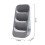 Living And Home 3-Compartment Plastic Utensil Holder 6