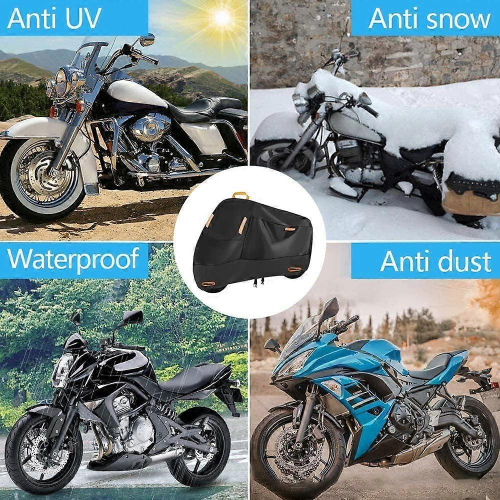 Motorradabdeckung kompatibel mit Harley Davidson 114 FXDR 2019, mit Schlossloch, 2