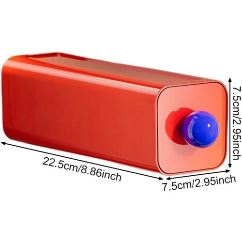 Stackable Desktop Storage Drawers Organizer Box for Socks Underwear Home Office Red 1