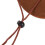 Chapeau occidental avec bande réglable, couleur marron, sangle 5
