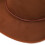 Chapeau occidental avec bande réglable, couleur marron, sangle 4