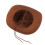 Chapeau occidental avec bande réglable, couleur marron, sangle 6