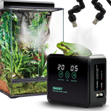 Intelligenter Nebelgenerator für Terrarien, elektronischer Timer, automatisches Nebelsystem, Regenwald-Sprühsystem-Set, Steuerung