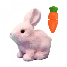 Interaktives Plüschkaninchen – Hüpfender elektrischer Hase, lustiges elektronisches Haustier für Vorschulkinder von 3 bis 8 Jahre