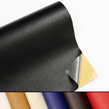 Leather Patch Roll 50cm x 137cm SelfAdhesive for Sofa Couch Car Seat Vinyl Chair Shoes Black