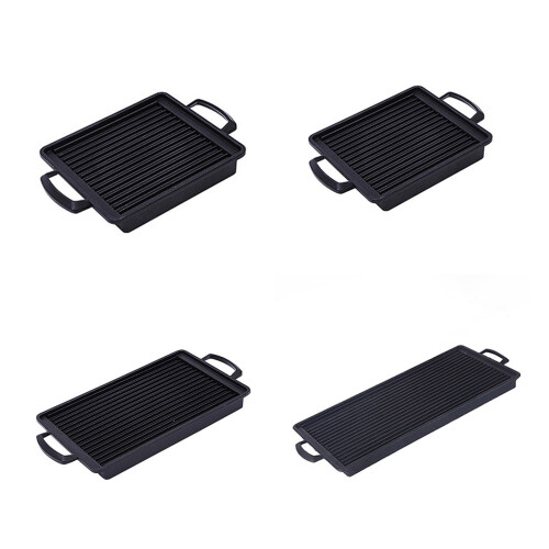 Rectangle Barbecue Plate Cassette Oven Baking Pans Tray-L 1 1