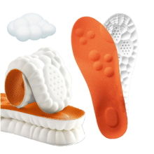 Skylignende såler til mænd og kvinder, memory foam indlægssåler med svangstøtte og stødabsorbering, U-formede hælkop-stødabsorberende