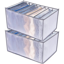 Séparateurs de tiroir lavables, rangement compartimenté pour une visibilité optimale grâce à leur design transparent, organisateur de placard