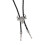 Cravate Bolo réglable de style frontière-Argent ancien 1