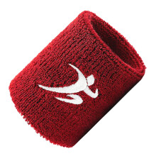 Fashion trained wristbands, sweatbands, soft cotton stretch joint bands, terry fabric for fitness sports Red