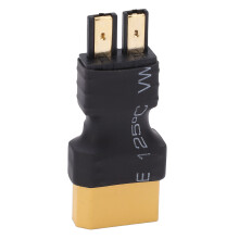 Battery Accessories RC Parts, Remote Control Toys Application for XT90 to T-Plug Connector Adapter, RC Male Female Adapter, Solid and Secure Connectio