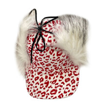 Chapeau de trappeur pliable avec oreillettes, casquette de-Rose