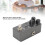 Pedal de efecto fuzz, DC9V, compacto, plateado 4
