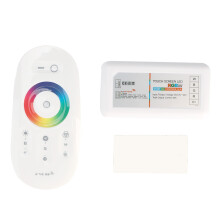 Telecomandă elegantă cu ecran tactil RF pentru iluminare inteligentă a casei, controler wireless 2.4G cu selectare a culorilor, reglare a