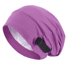 Chapeau flexible en coton et élasthanne, couvre-chef-Violet