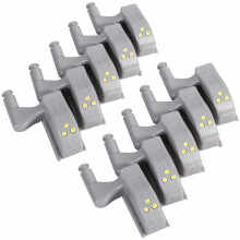 Energiebesparend kastverlichtingssysteem, duurzaam ontwerp, scharnierende LED-lamp met eenvoudig te installeren mechanisme, breed toepasbaar voor