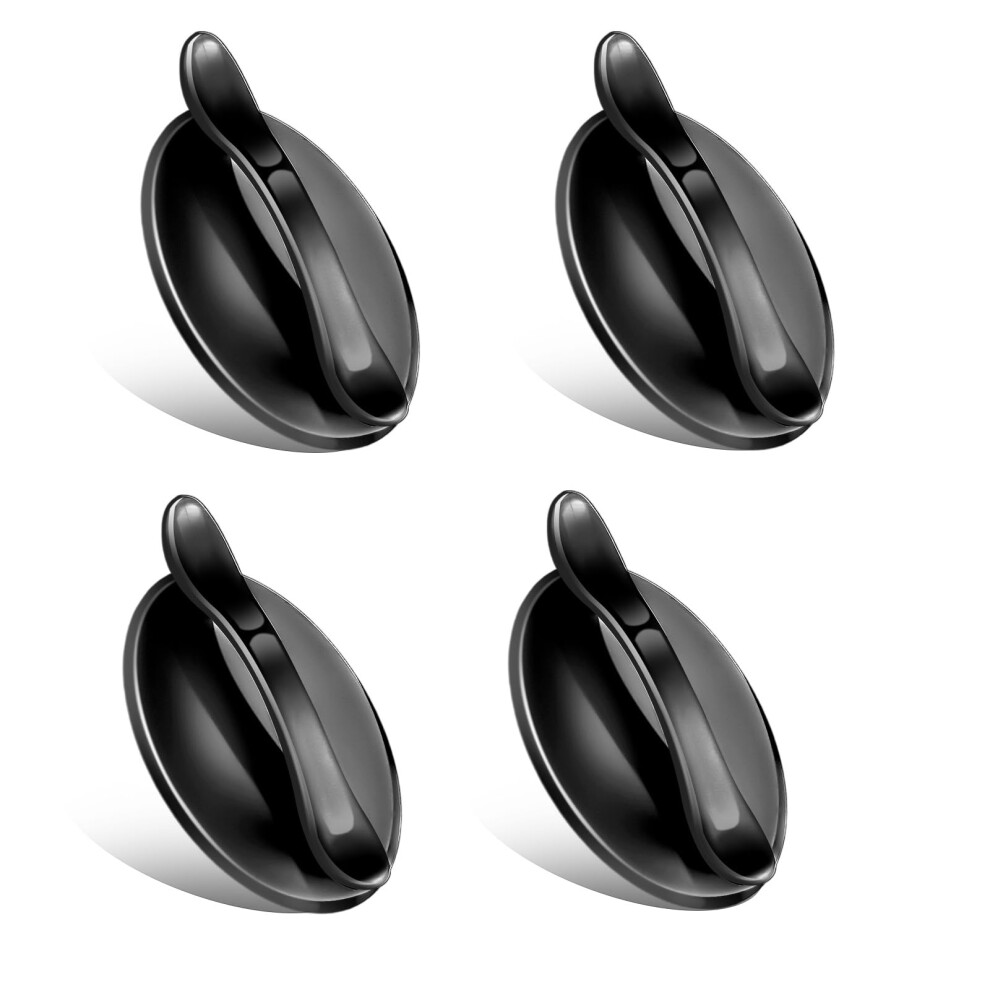 4Pcs Adhesive Cabinet Knobs Black Stick On Handles For Drawers, Sliding Doors, Rv And Windows 9119770466778
