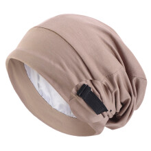 Chapeau de tête de mort en coton et élasthanne,-Couleur chameau