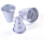 3tier cupcake pan pudding baking pan silver 5.57.5CM 2