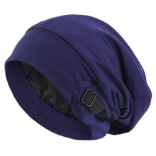Chapeau flexible en mélange de coton lisse, groupe-Bleu marine