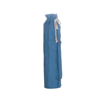 Yogamatte bag Canvas yoga mat bag, portable gym mat bag, yoga backpack, yoga mat storage bag, fitness carrier (Deep Blue)