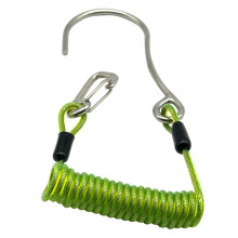 Single Head Raft Hook, Stainless Steel Reef Hook, Spiral Spring, Diving Safety AccessoriesGreen