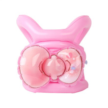 Kids Inflatable Life Jacket, 30 x 35 x 32 cm, Adjustable Snorkel Buckle, Stylish Buoyancy Vest, Toddler Survival Wear, Comfortable , Pink