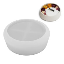 Round plaster mold with scent, silicone vase, storage jar, cement, plaster mold, handmade, concrete production