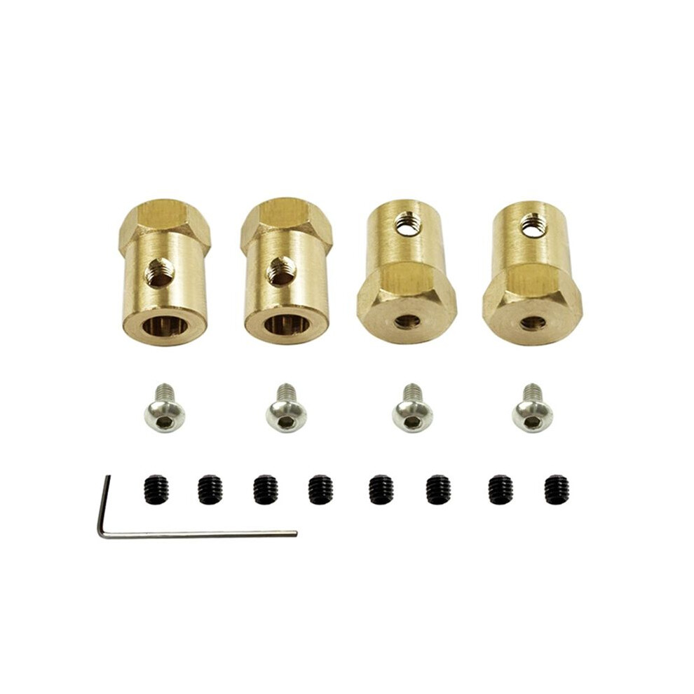 4Pcs Metal 5Mm To 12Mm Wheel Hex Hub Adapter Combiner For Mn128 Mn86 M 4853841145968