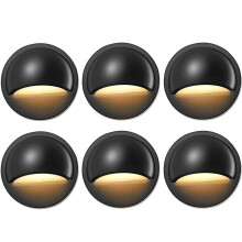 Energy Saving, Low Voltage LED Deck Lights Outdoor Walkways Illumination, Anti-glare Design Solid Brass Construction, IP65 Waterproof Unique Retro Sty