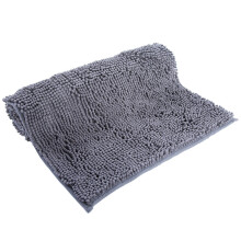 Plush Chenille Bath Mat, Quick-Dry Microfiber Bathroom Rug Non-Slip Soft Absorbent Floor Mat with Rubber Backing Machine Washable for Bathroom Kitchen