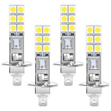 4PCS H1 6000K Super Wit 80W LED-Koplampen Kit Mistrijlicht