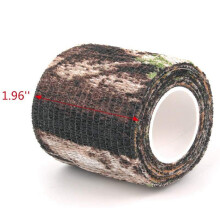6 Rolle Camouflage Band Frisch Halte Folie Wrap Camo Stretch Verband Selbst Klebendes Tape für Camping Jagd Fahrrad Teleskop