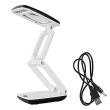 Lighted Desk Magnifying Glass Lamp with Light Stand Led Portable Pocket Magnifier Visor Folding 3X for Reading, Hobby