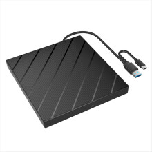 Externes USB 3.0 CD/DVD-Laufwerk/Brenner für PC, Laptop und Desktop