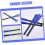 2 Pack Nylon Drum Brushes with Comfortable Handles for Jazz Drums and Percussion Players 4