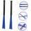 2 Pack Nylon Drum Brushes with Comfortable Handles for Jazz Drums and Percussion Players 2