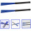 2 Pack Nylon Drum Brushes with Comfortable Handles for Jazz Drums and Percussion Players 3