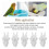6Pcs Vegetable Clip for Birds Bird Cage Feeder for  Vegetable and Fruit Feeding 5