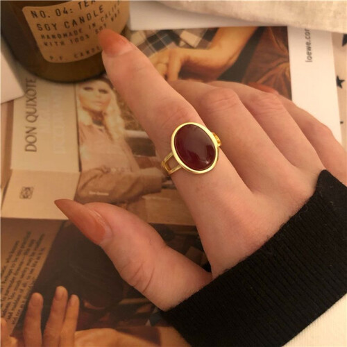 Open Vingerringbreedte Franse Vintage Ring Damesring 1