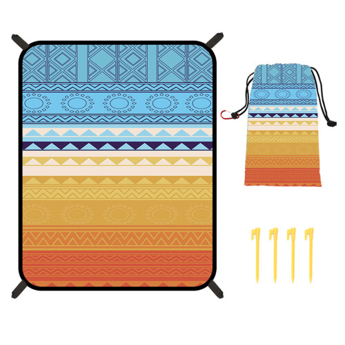 Stylish Beach Mat Quick Drying Pad Foldable Picnic Mat Fade-1