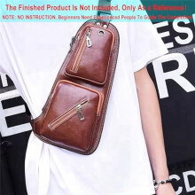 Sling Bag Acrylic Template,Leather Pattern Acrylic Leather Templates for Crossbody Backpack Chest Bag (AAB-534)