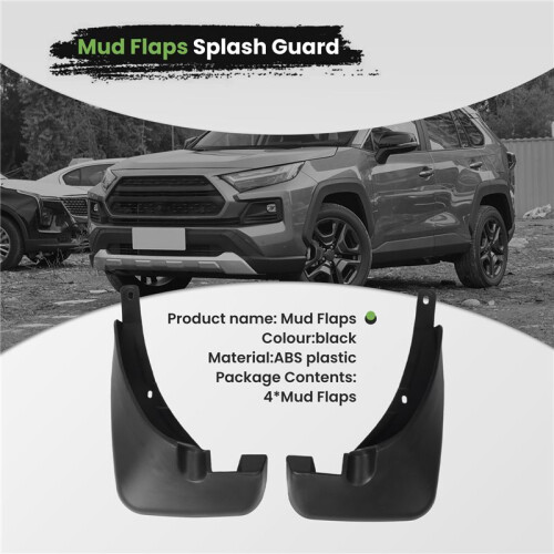 Car Front & Rear Mud Flaps  Guards  Guard for  RAV4 2006-2012 1