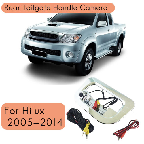 For  Hilux 2005-2014 Rear Tailgate Handle Camera Rearview Camera Backup Camera Reverse Parking Camera 1